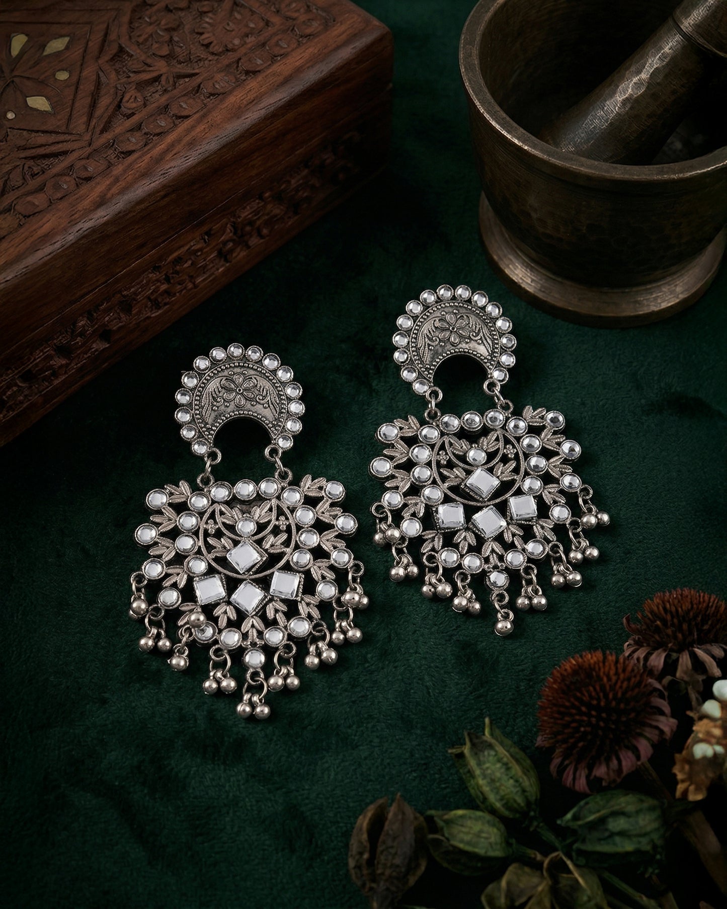 Chandan Oxidised Earring