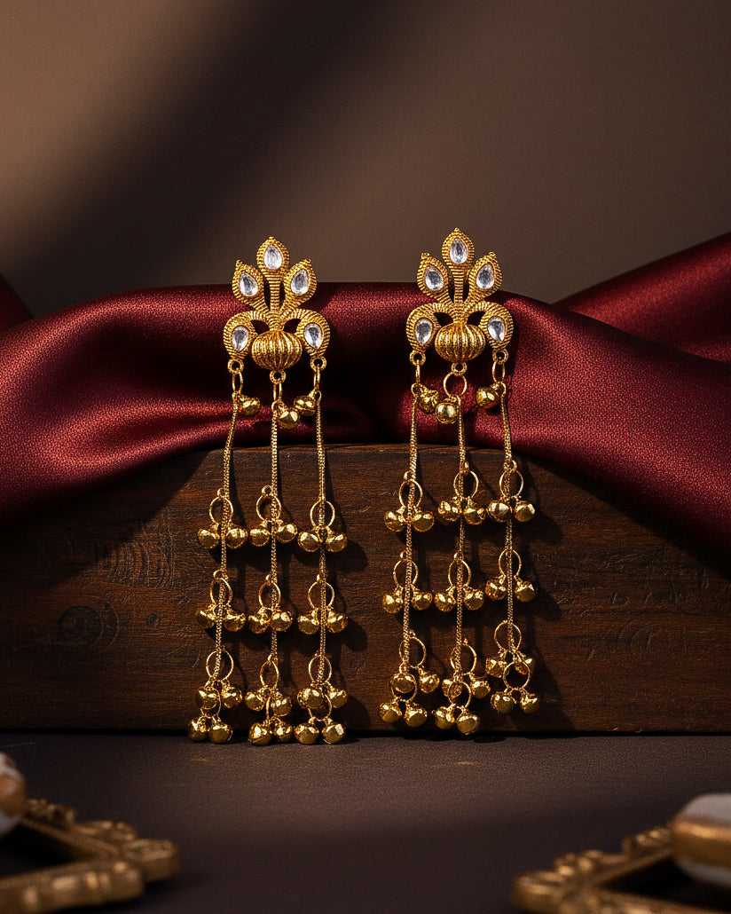 Aayodhi Oxidised Earring - Copper