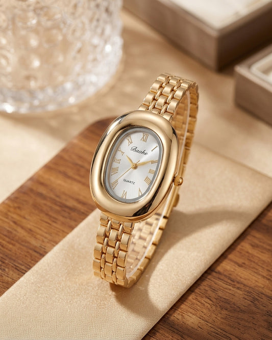 Sebastian Quartz Wrist Watch - White Gold
