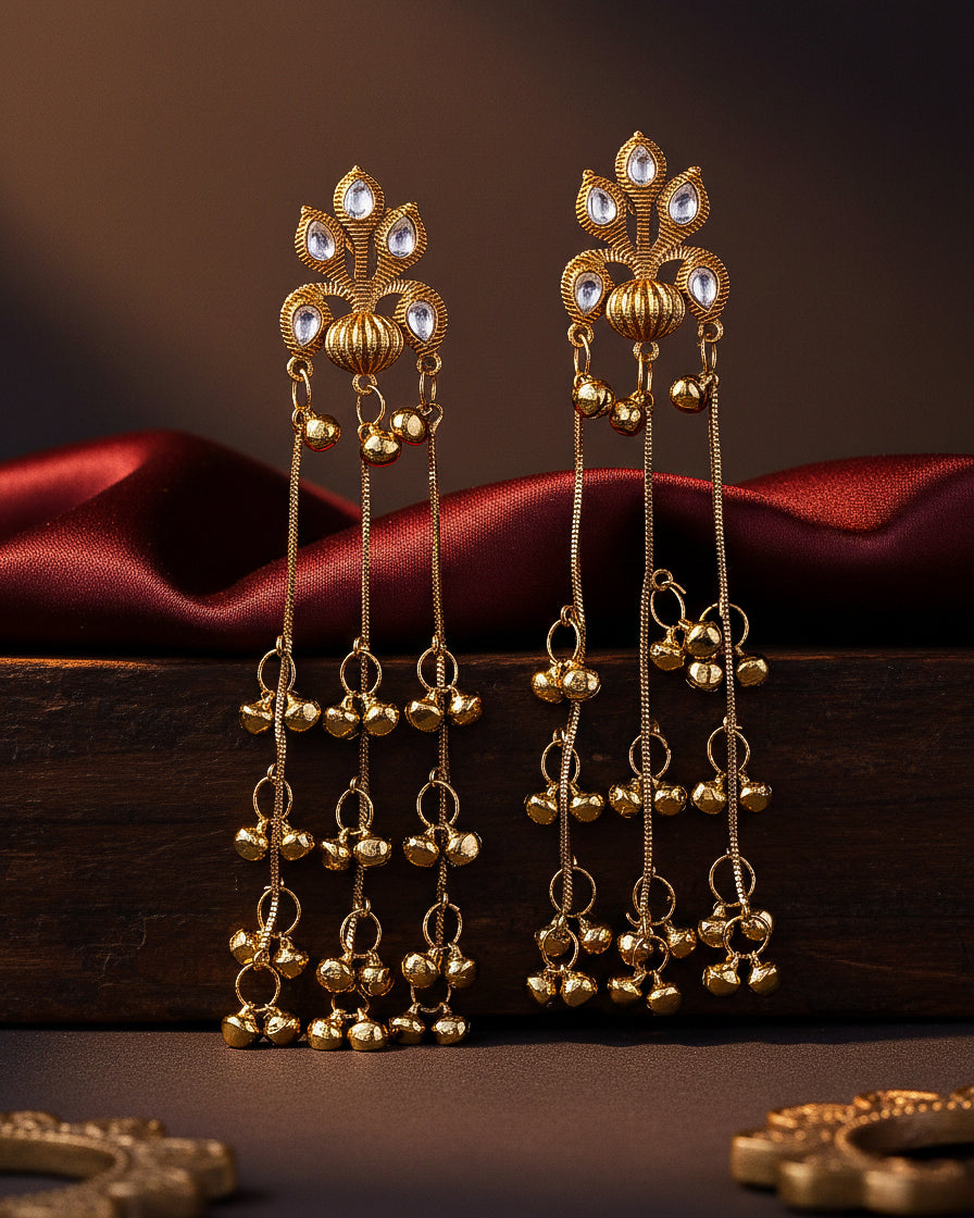 Aayodhi Oxidised Earring - Copper