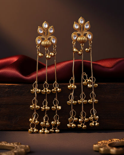Aayodhi Oxidised Earring - Copper
