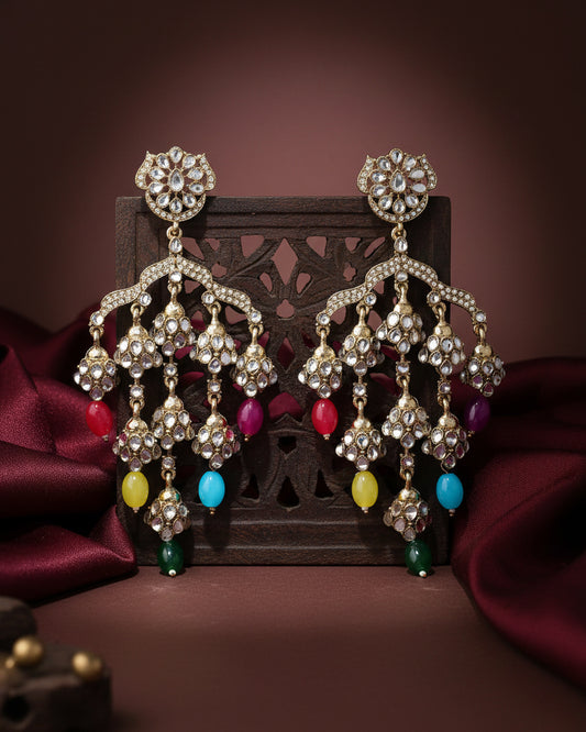 Multi Ahsas Designer Premium Earring