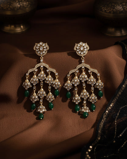 Green Ahsas Designer Premium Earring