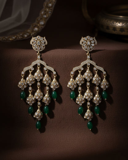 Green Ahsas Designer Premium Earring