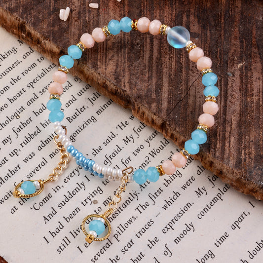 Turquoise Aabha Beaded Bracelet