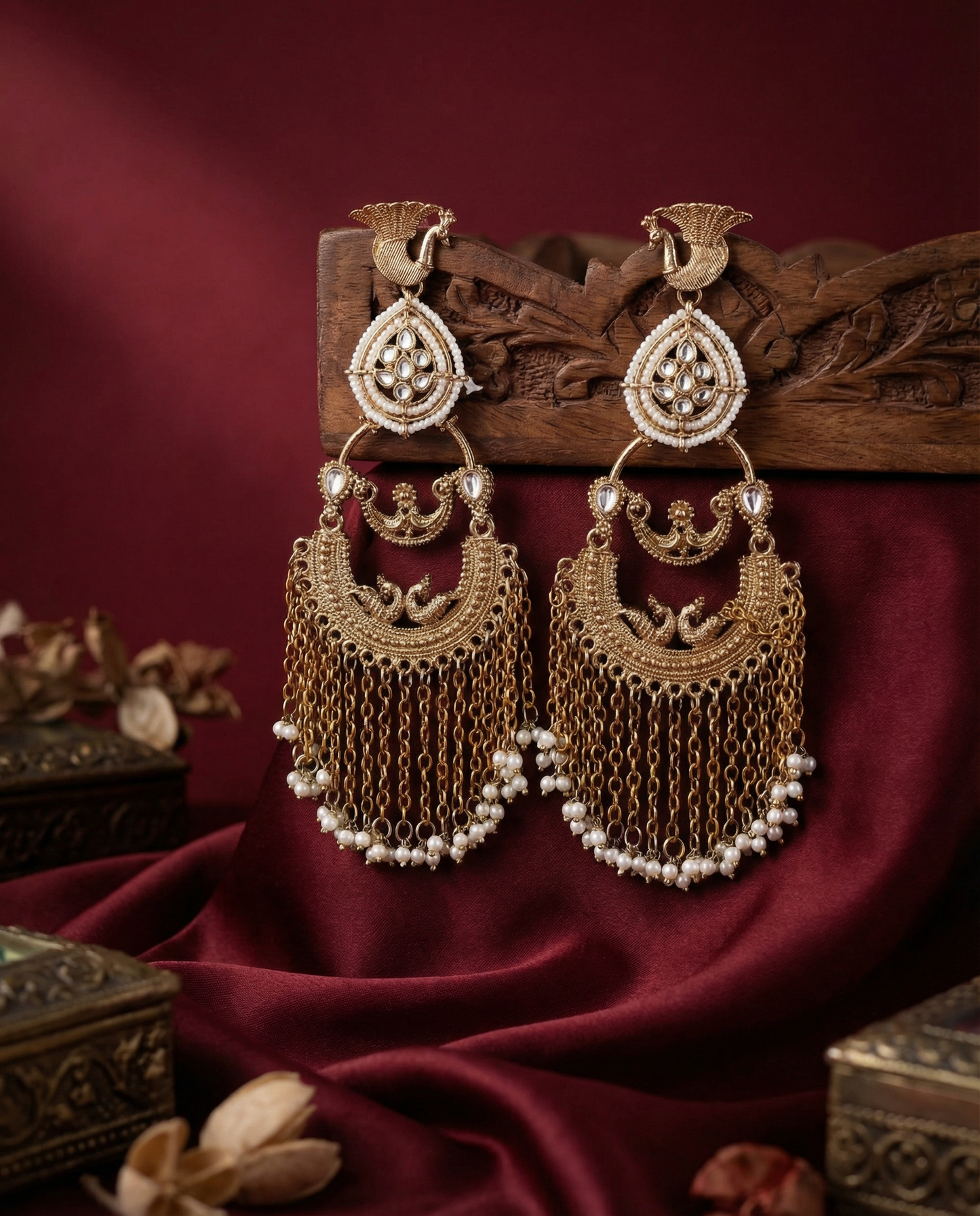 Natasha Designer Chandbali Earring