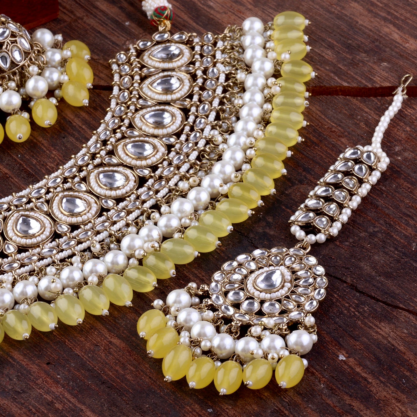 Yellow Zaiba Necklace