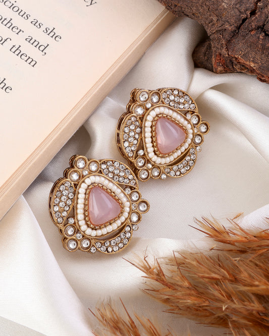 Blush Ishveer Premium Stud Earring