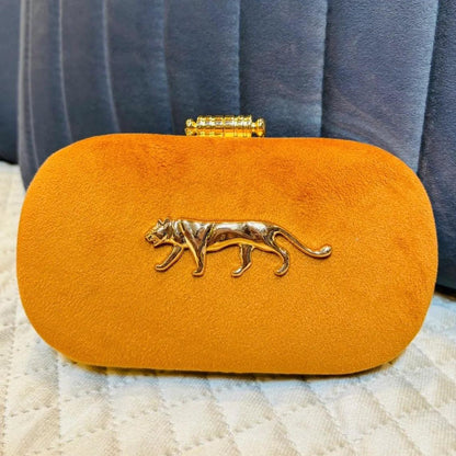 Rust Sabya Inspired Clutch Sling