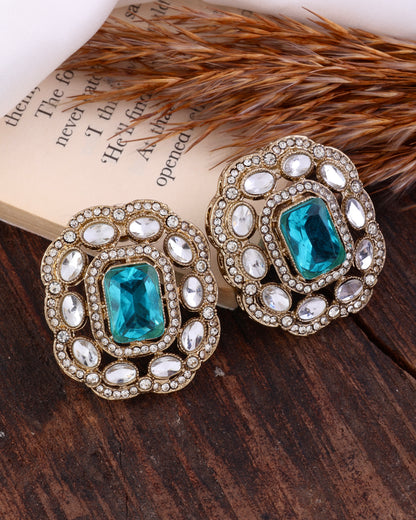 Turquoise Gunveen Premium Stud Earrings