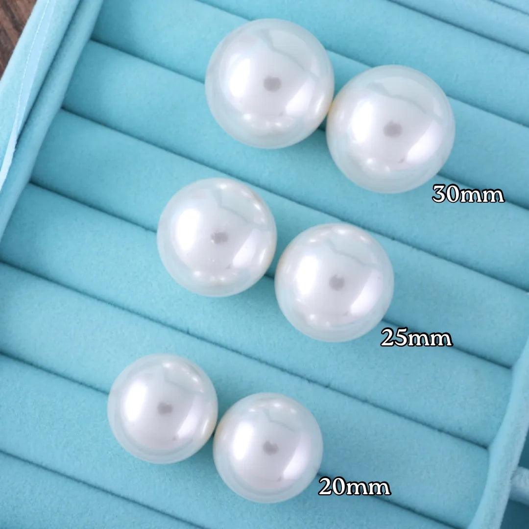 Oversized Pearl Stud