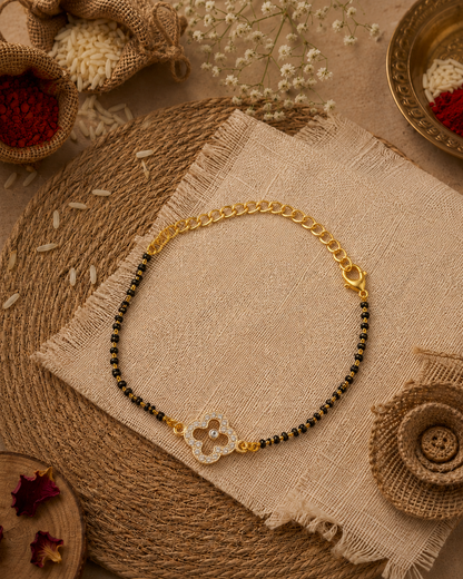 Ritharvya Evil Eye Hand Mangalsutra | Tilak Set Included