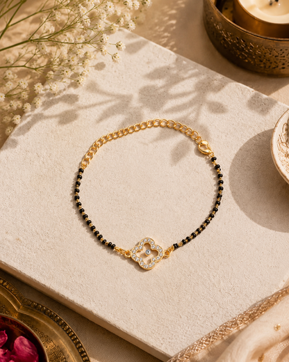 Ritharvya Evil Eye Hand Mangalsutra | Tilak Set Included