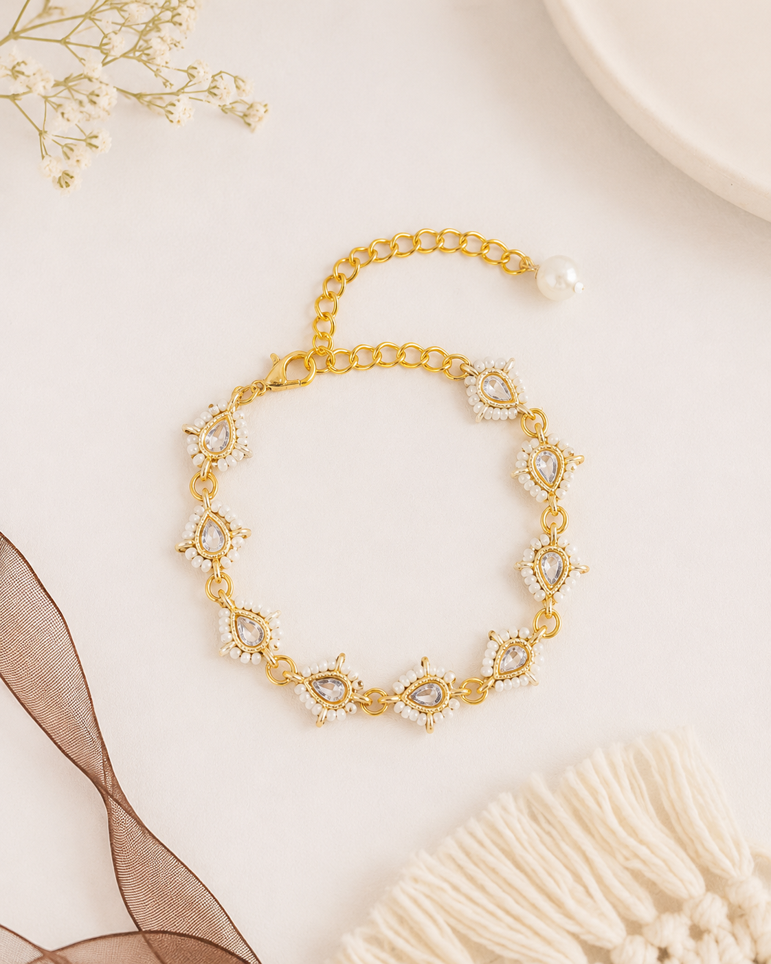 Misha Bracelet Rakhi | Tilak Set Included