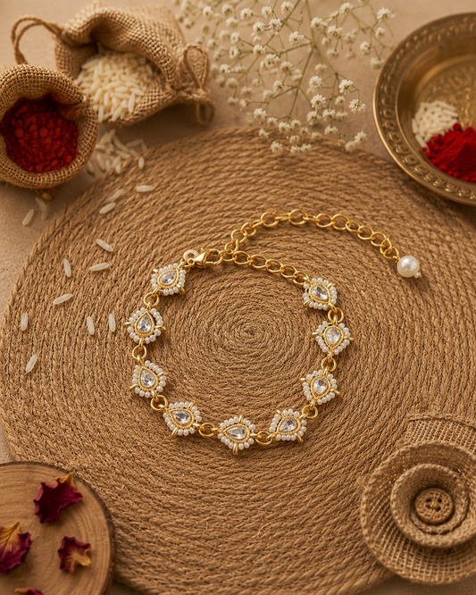 Misha Bracelet Rakhi | Tilak Set Included