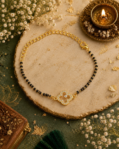 Ritharvya Evil Eye Hand Mangalsutra | Tilak Set Included