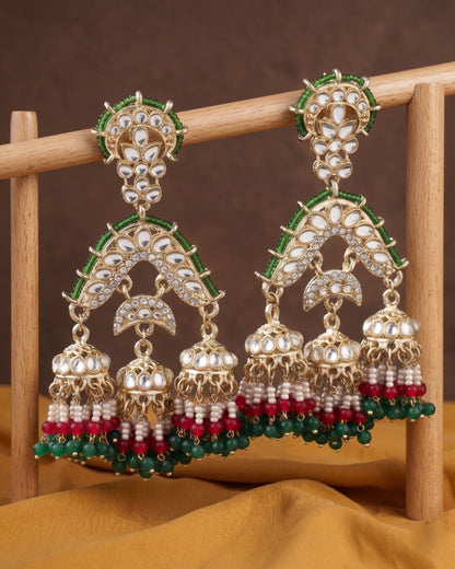 Green Prabhnoor Jhumka