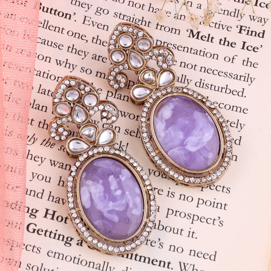Lilac Juliet Zircon Earring