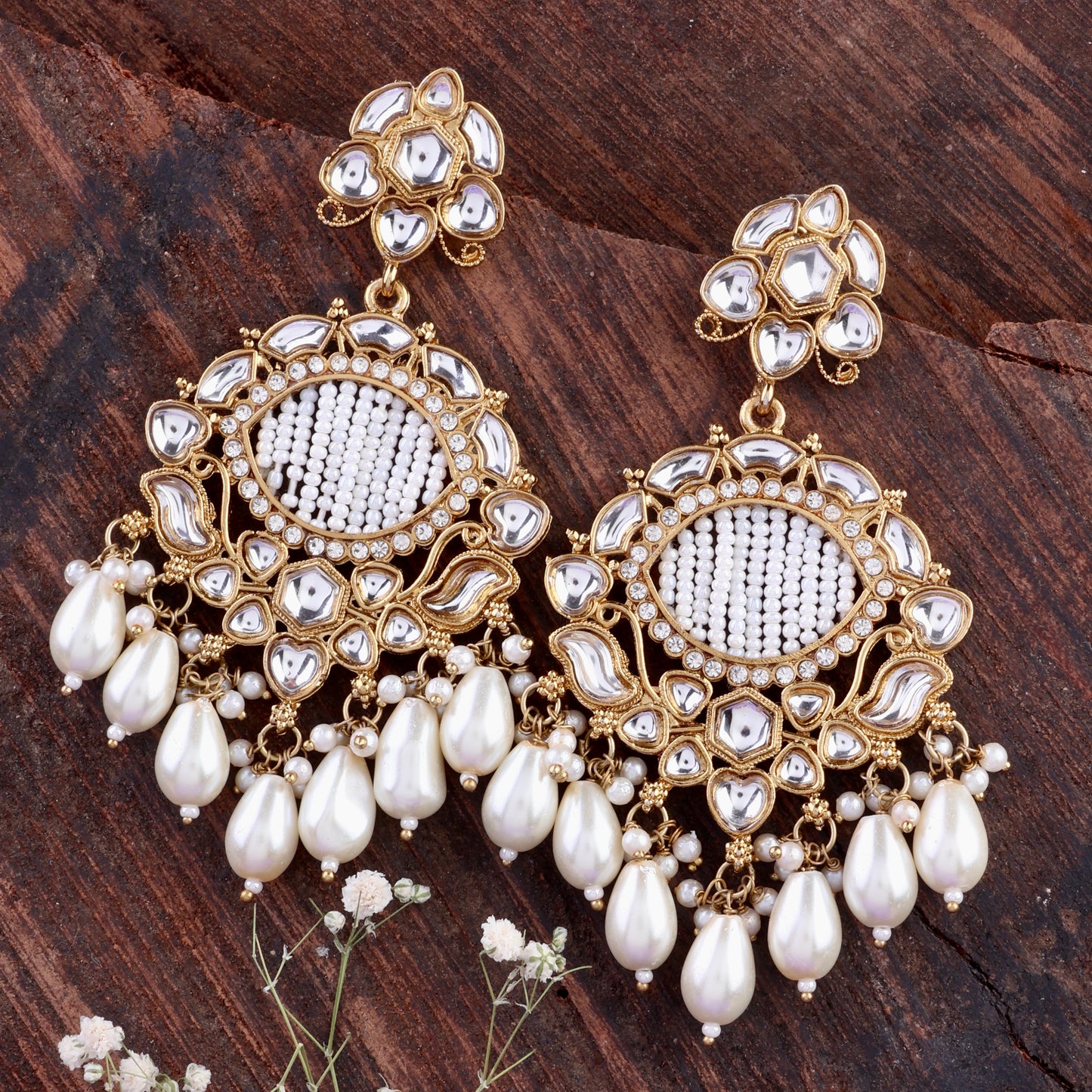 Pearl Anika Chandbali