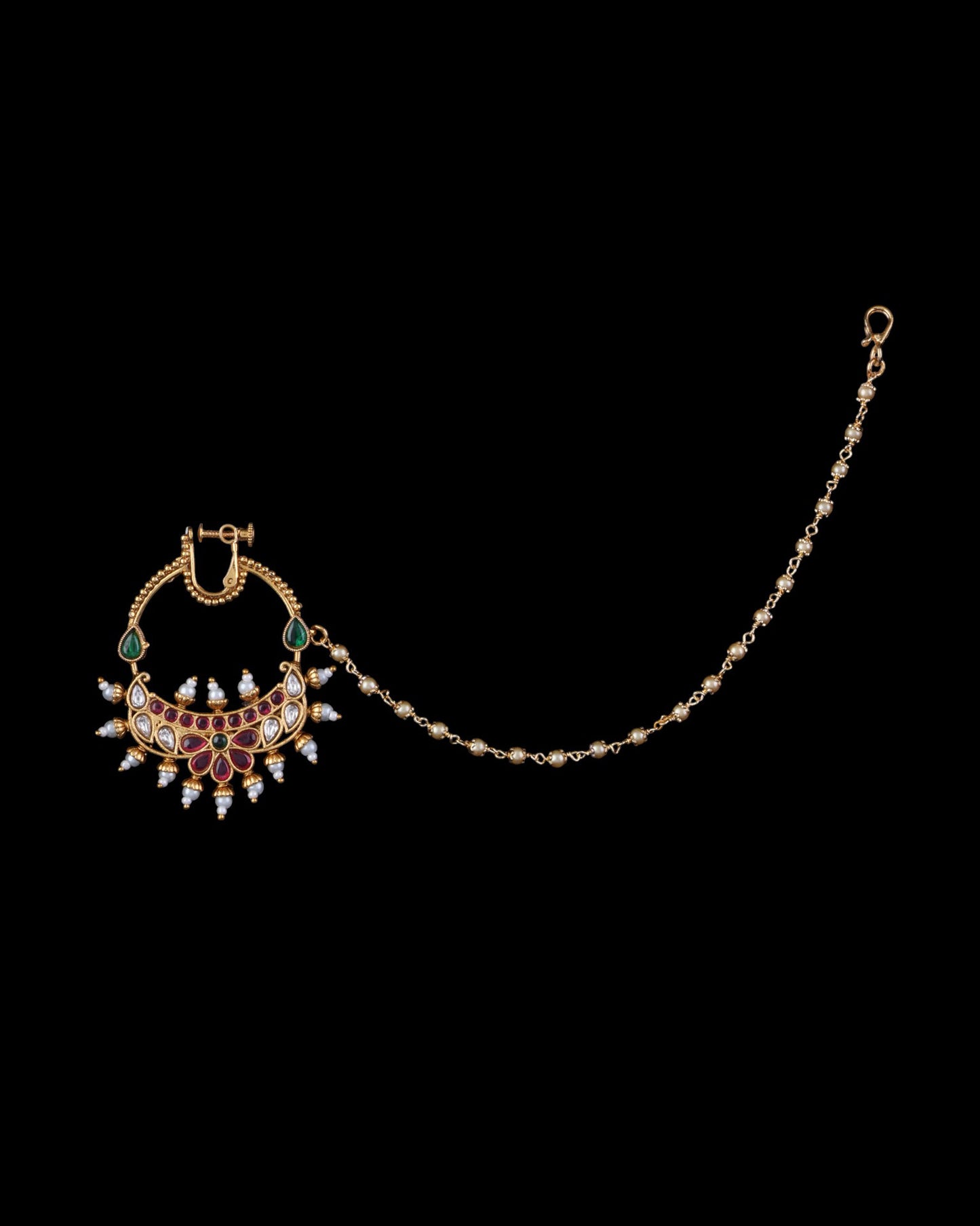 Multi Anirudh Nath Non Pierced Nose Ring