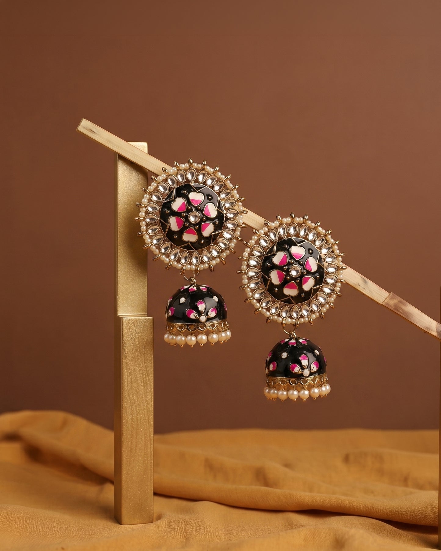 Black Anvesha Jhumka