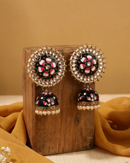 Black Anvesha Jhumka
