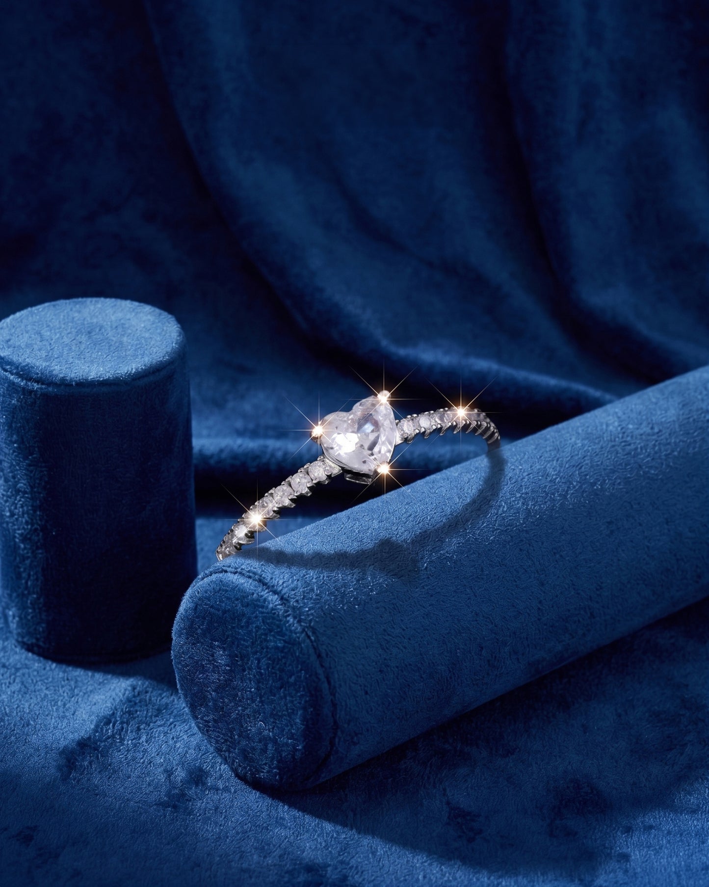 Karris American Diamond Ring with Box
