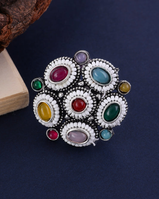 Vivek Multi Boho Statement Ring