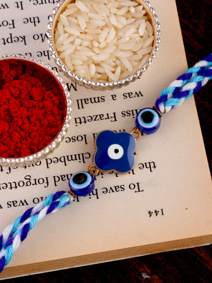Tarak Evil Eye Rakhi with Tilak Set and Card