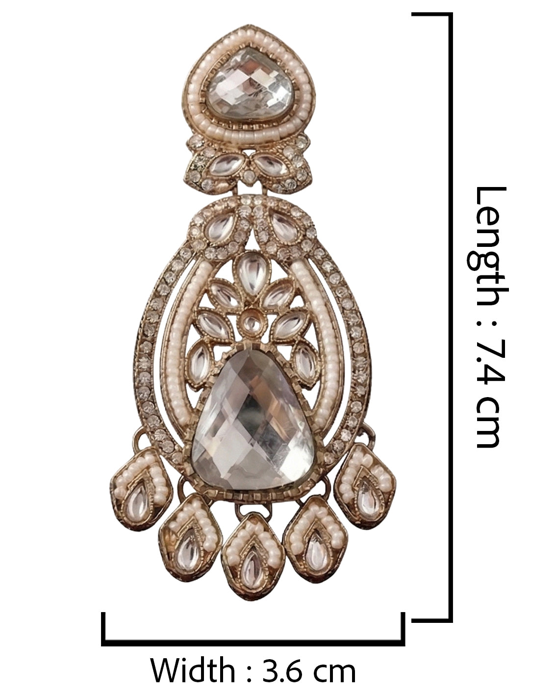 Risha Premium Designer Kundan Earring