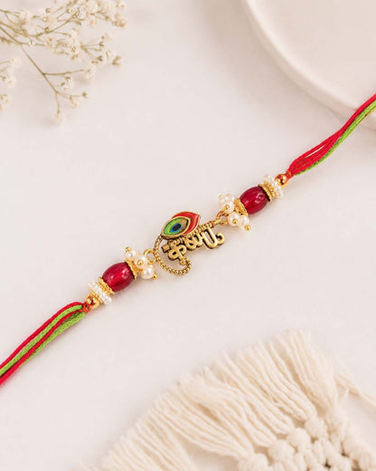 Krishna Rakhi for Brother | Tilak Set Included