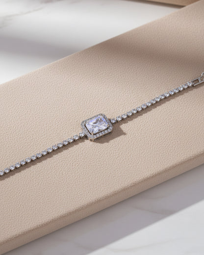 Haisley American Diamond Tennis Bracelet - Openable