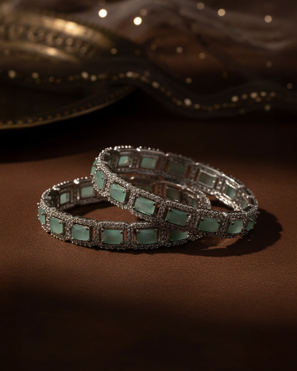 Mint Green Emma AD Bangle