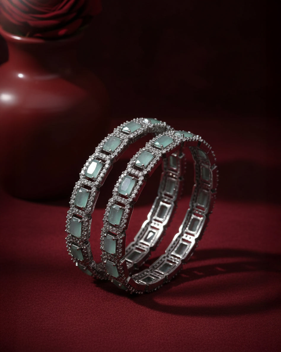 Mint Green Emma AD Bangle