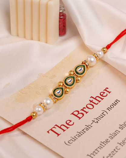 Agnay Rakhi for Brother | Tilak Set Included