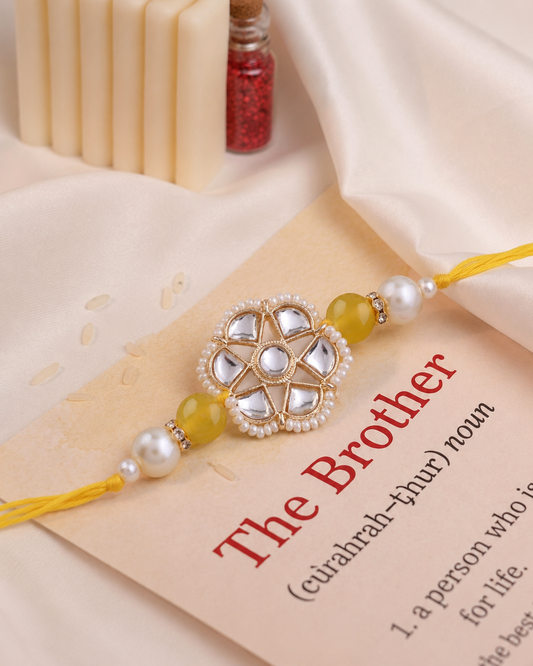 Yellow Reesha Rakhi