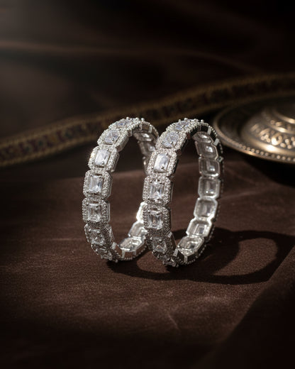 Silver Emma AD Bangle