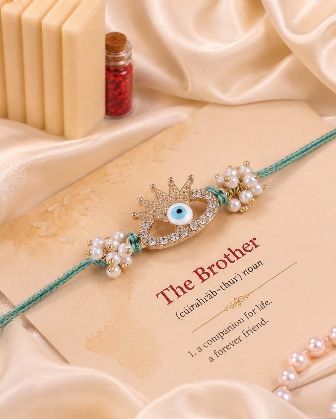 Devraj Rakhi for Brother | Tilak Set Included