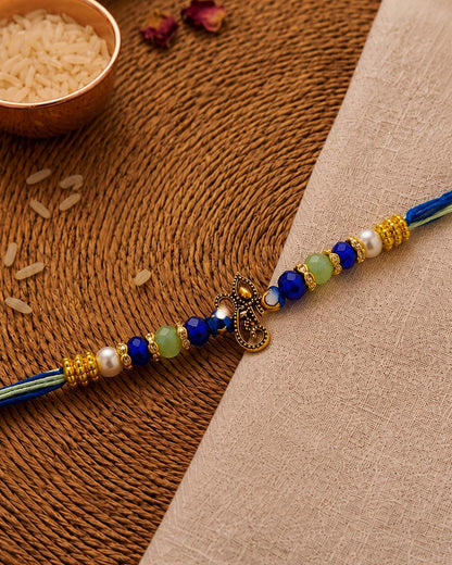Shrimay Rakhi for Brother | Tilak Set Included
