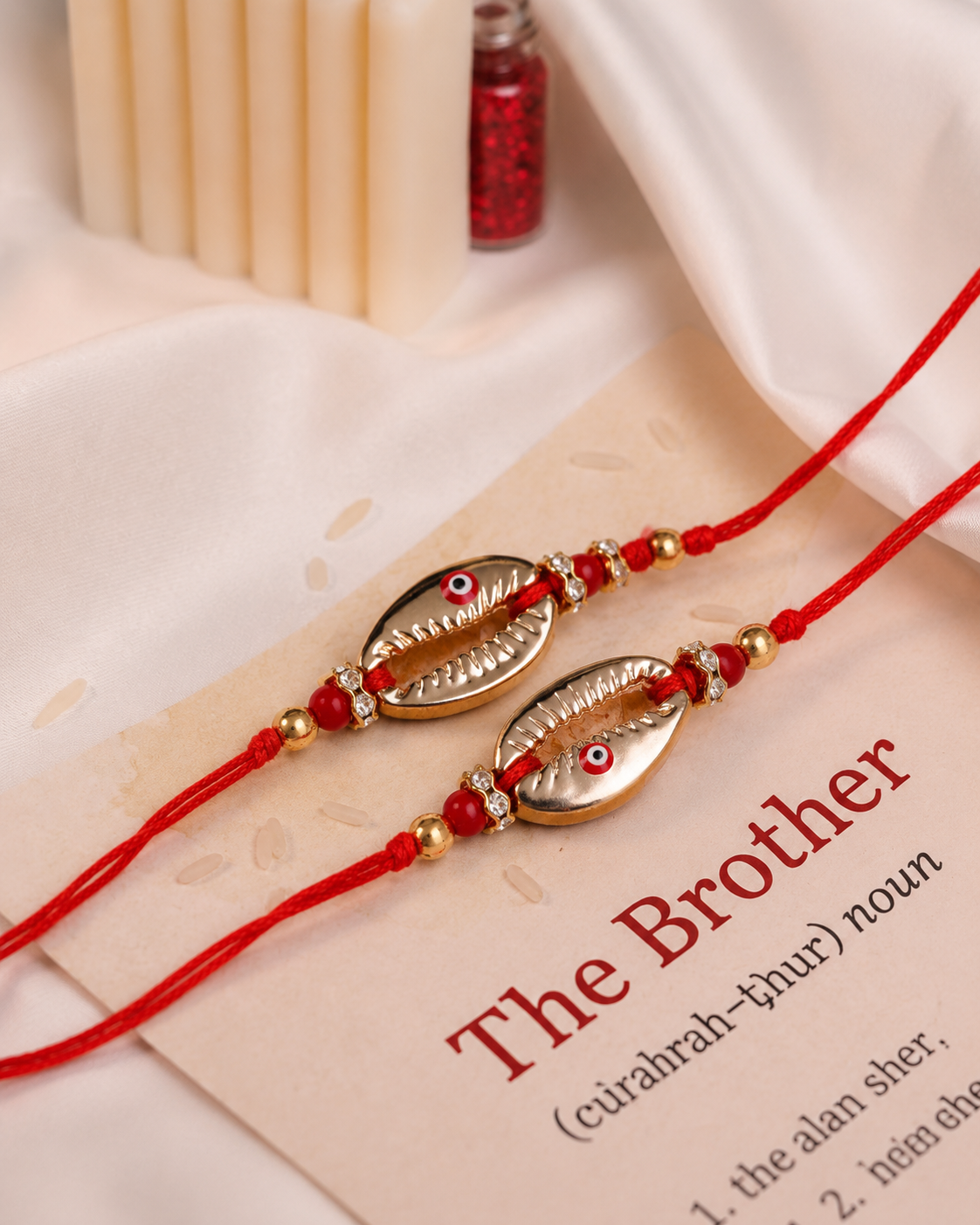 Shell Evil Eye Rakhi
