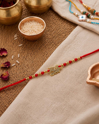 Jay Shree Ram Rakhi for Brother | Tilak Set Included