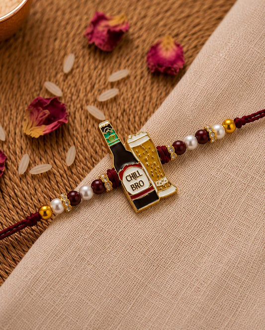 Chill Bro Rakhi for Brother | Tilak Set Included