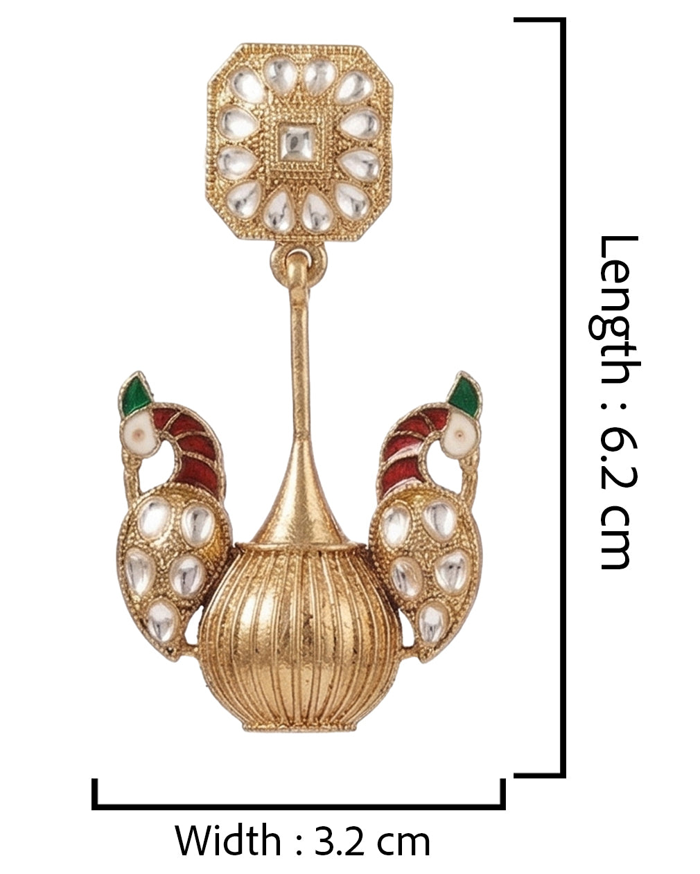 Kafka Kundan Earring
