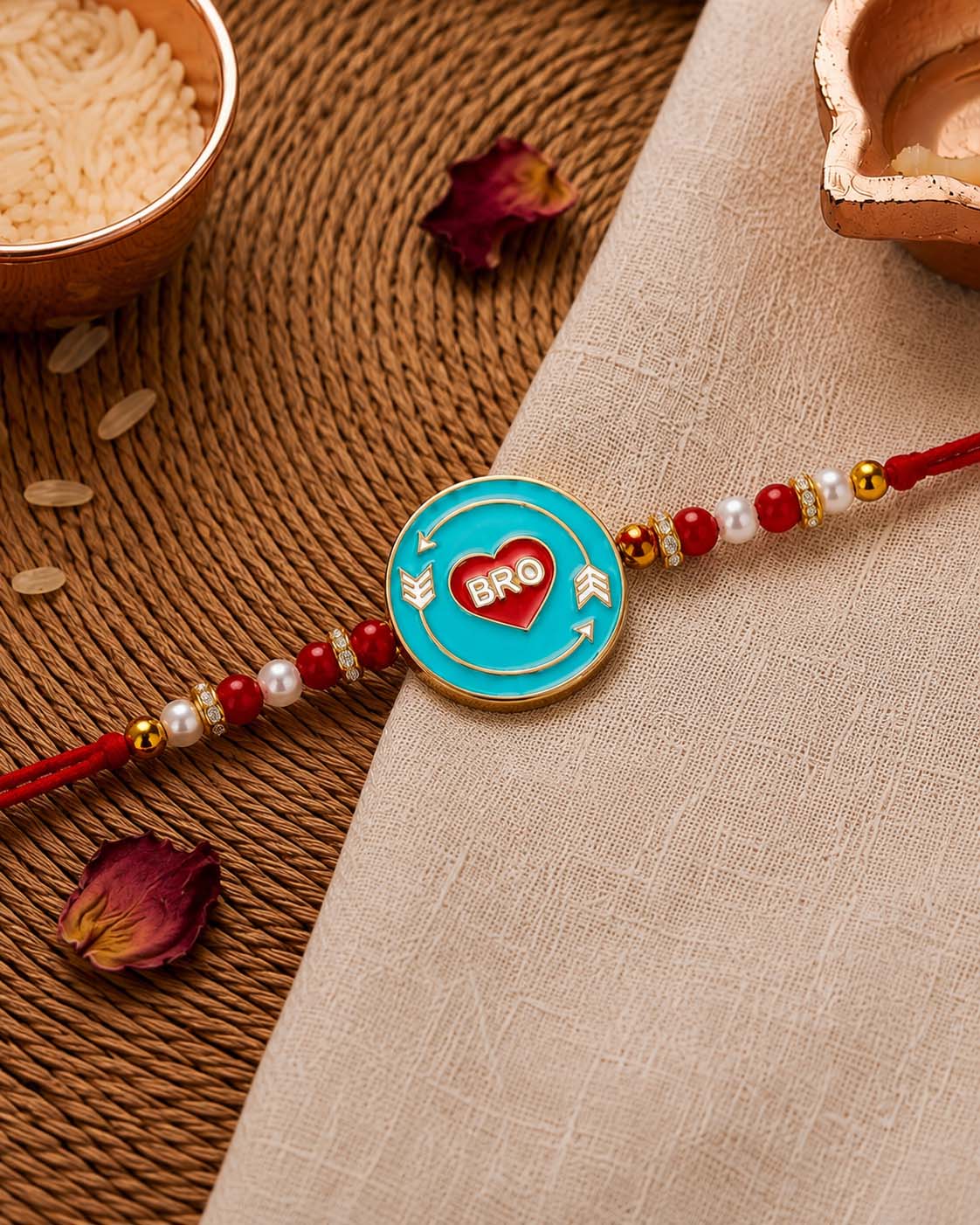 Bro Love Rakhi for Brother | Tilak Set Included