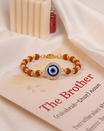 Advit Rudraksh Evil Eye Bracelet