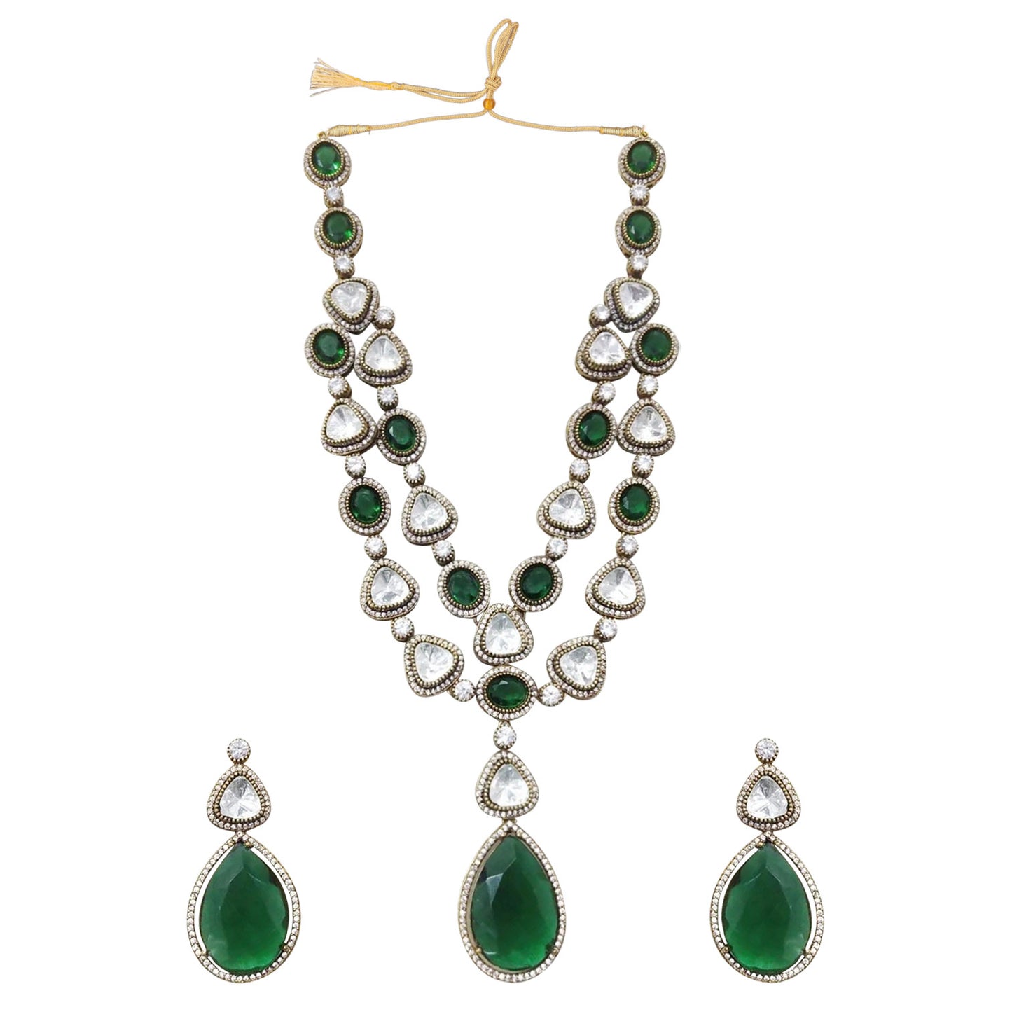 Emerald Ankush Necklace