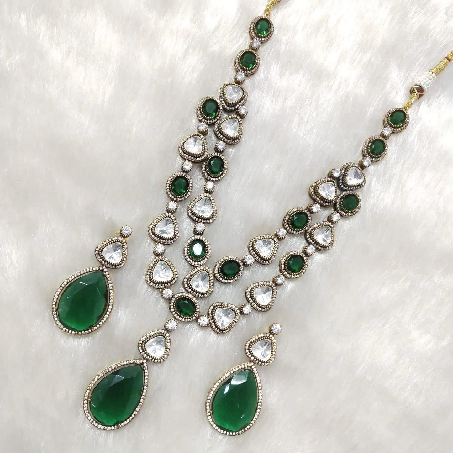 Emerald Ankush Necklace