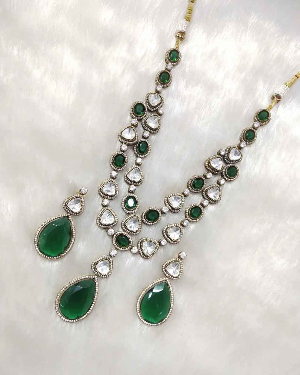 Emerald Ankush Necklace