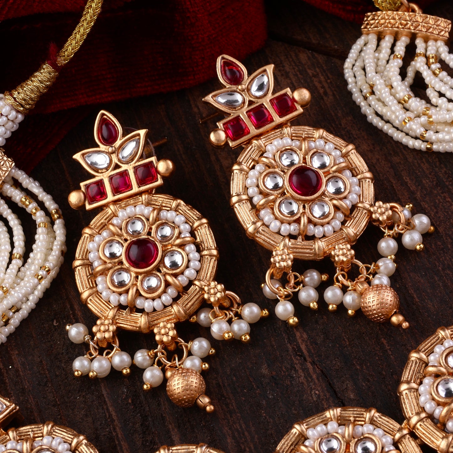 Shailja Rajwada Necklace Set with Earring