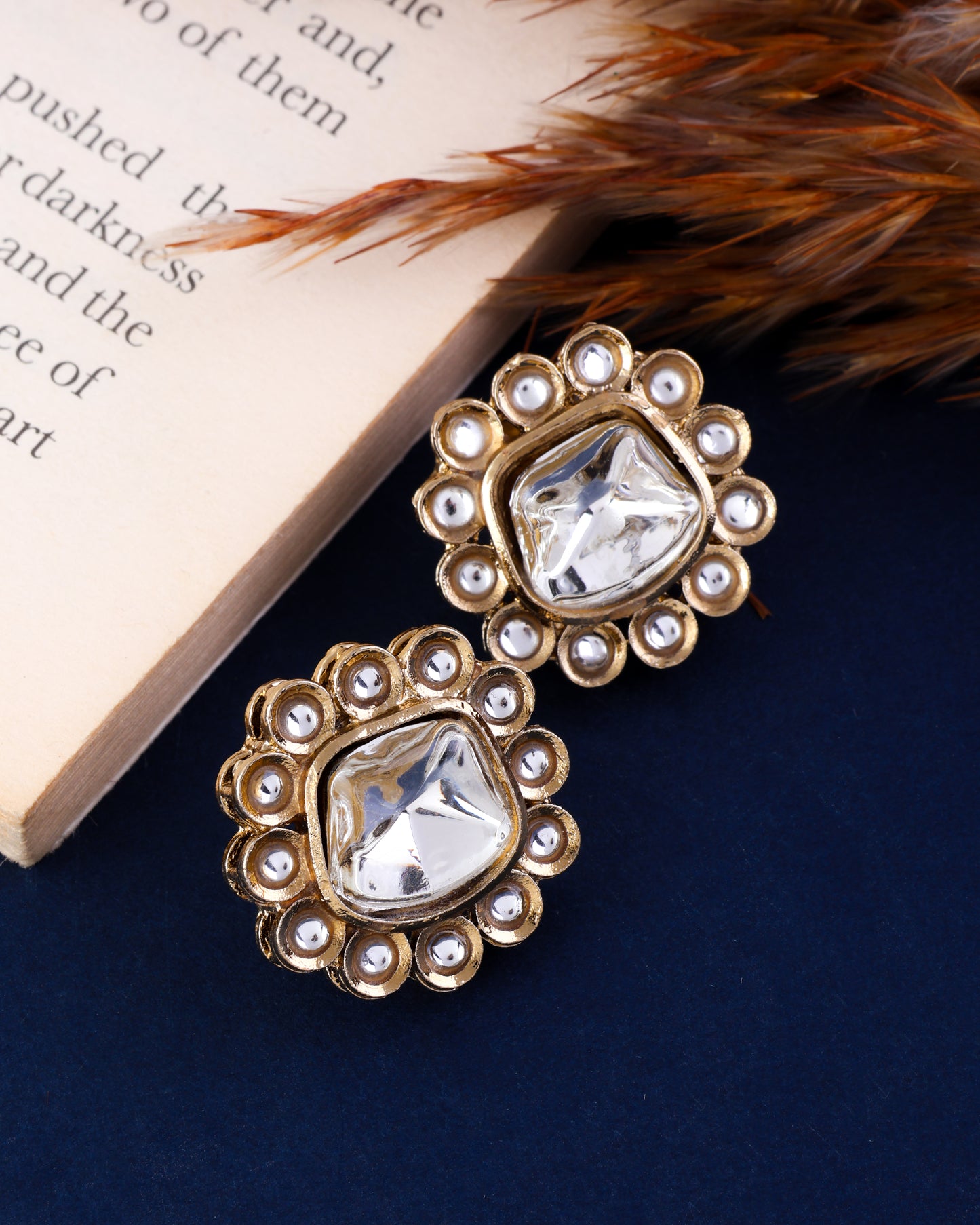 Raunat Stud Earrings